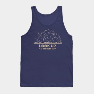 LOOK UP at the night sky Tank Top